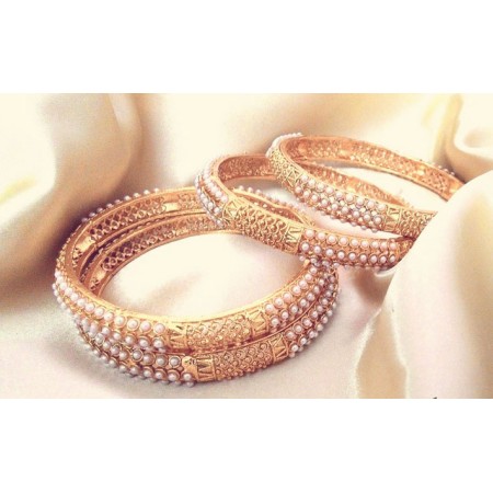Ethnic Indian Pearl Bangles